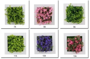 Cornice per foto di piante artificiali appendiabiti da parete decorativo succulente variante griglia