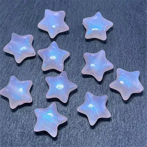 Acrylic mermaid luminous pentagram star beads DIY jewelry phone chain craft accessories