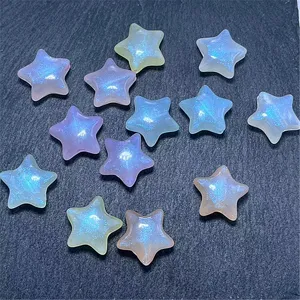 Acrylic Mermaid Luminous Pentagram Beads DIY Jewelry Making Phone Chain Bag Craft Accessories Multicolored