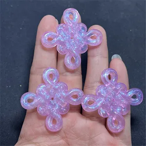 Mermaid glowing Chinese knot DIY accessories pendant for phone charm handmade jewelry making parts