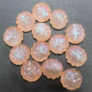 Acrylic mermaid luminous bayberry beads detail view for DIY jewelry making and accessories.