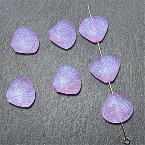Cuentas de concha luminosa sirena DIY joyería cadena de teléfono accesorios hechos a mano