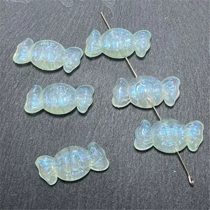 Abalorios con forma de caramelo efecto nacarado accesorios DIY para joyas y manualidades