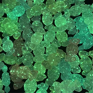 Cuentas en forma de caramelo luminosas en la oscuridad accesorios de joyeria DIY.
