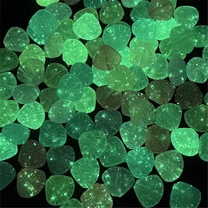 Cuentas de concha luminosas para fabricacion de joyas DIY dijes de telefono accesorios artesanales