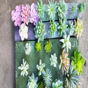 Artificial succulent plants bulk faux succulent stems for DIY plant wall decor sets