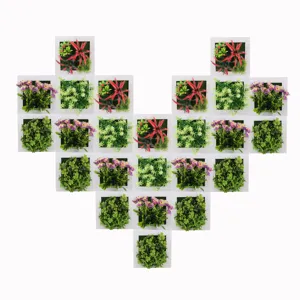 Pianta Succulenta Artificiale Cornice Da Appendere A Parete Verdeggiante Decorazione Floreale Casa Ufficio