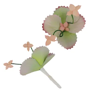 Kunstmatig vetplant roze nep bloem ornament indoor groene plant decoratie voor thuis