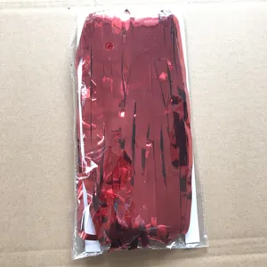 Red foil fringe curtain backdrop for birthday party wedding stage background decoration