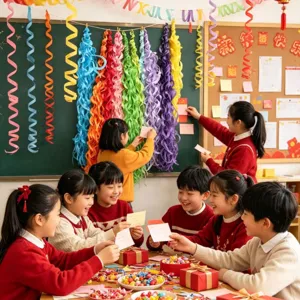 Bunte Papier Spirale Hängeornamente Party Decken Dekoration Kinder Geburtstag Kindergarten Hintergrund