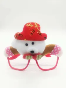 Christmas snowman novelty glasses cute party toy holiday dress up frame for kids and adults