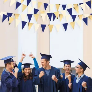 Graduation party bunting decoration banner for seasonal festive background wall styling.