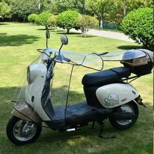 Pare-brise de pluie transparent pour trottinette électrique imperméable d'hiver.