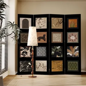 French vintage folding screen room divider for living room bedroom home decoration