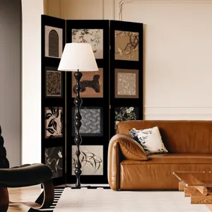 French vintage folding screen room divider for living room and bedroom home decor panels