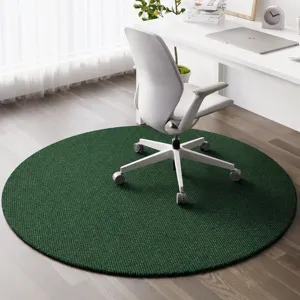 Runder Teppich Verdickter Rutschfester Teppich Für Wohnzimmer Schlafzimmer Arbeitszimmer Drehstuhl Bodenmatte Moderne Heimdekoration