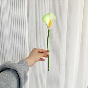 Künstliche Calla Lilie Einzelstiel Künstliche Blume PU Hochzeit Brautstrauß Requisite