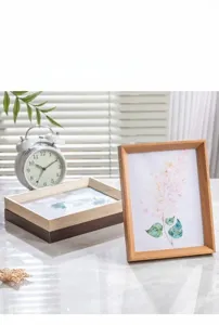 Holz Bilderrahmen Fotorahmen fur Tischdisplay moderne minimalistische Heimdeko 6 7 Zoll