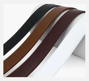 Ceintures larges pour femmes en cuir PU classique en noir, marron, café foncé et blanc.