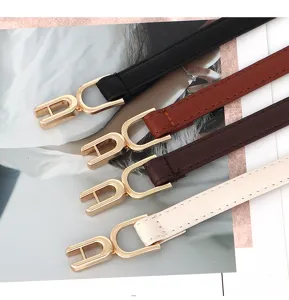 Ensemble de ceintures fines mode femme ceinture taille cuir pour robe de soirée