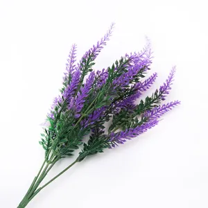 Fiori finti di lavanda viola in plastica artificiale per decorazione matrimonio casa