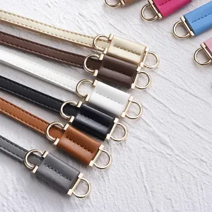 Women's thin PU leather waist belt set, stylish metal ring buckle, versatile dress accessory.