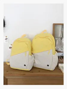 Zaino casual in stile coreano da donna, borsa da scuola da viaggio leggera grande capacità.