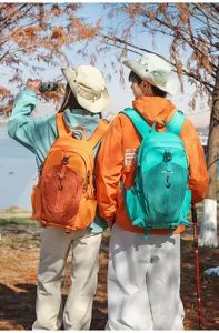 Outdoor backpack large capacity water-repellent lightweight hiking travel bag detail view