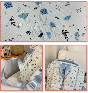 Zaino scolastico carino con stampa di gatti per adolescenti, leggero, impermeabile e capiente.