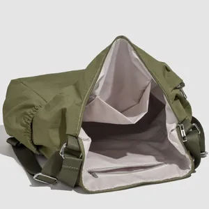 Japanese minimalist convertible canvas tote backpack for women, large capacity daily shoulder bag.