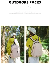 Outdoor casual lightweight backpack large capacity unisex travel laptop bag comfortable fit