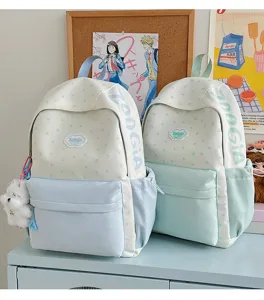 Japanese style sweet student backpack cute campus casual travel lightweight school bag