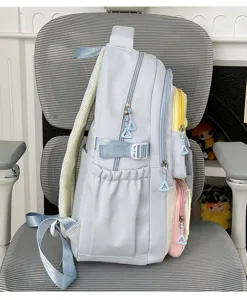 Japanese style cute girl backpack student casual school bag multi-pocket travel daypack