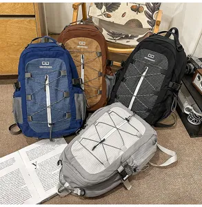 Large capacity casual backpack for men and women, multi-color travel hiking daypack.
