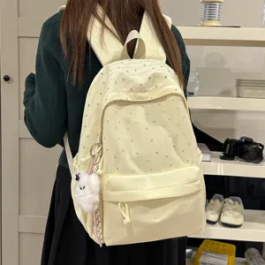 Koreanischer niedlicher College-Rucksack für Studenten, leichte Freizeitreisetasche.