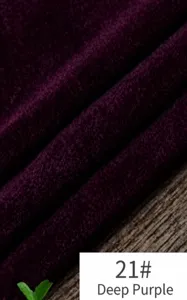 Dark purple velvet fabric detail swatch, soft texture for costume cloak sewing or DIY project.