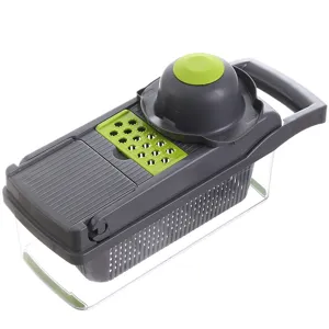 Set di strumenti da cucina per tagliare verdure multifunzionale con cestello di scarico.