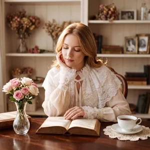 Set colletto finto e polsini rimovibili in pizzo bianco vintage, elegante stile Lolita.