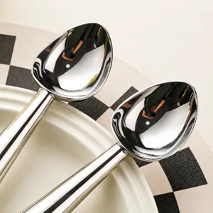 Stainless steel standing ice cream spoon kitchen fruit ball scoop vertical design main image