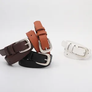 Dames mode lederen riem casual doorngesp tailleband veelzijdig kledingaccessoire