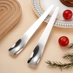 Stainless Steel Ice Cream Spoon Long Handle Dessert Spoon Mirror Polished Cake Spoon Modern Kitchen Tableware For Home Dining