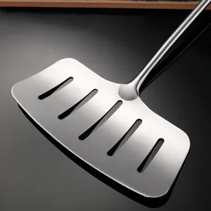 Stainless steel slotted spatula wide fish turner metal cooking tool for kitchen steak frying