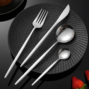 Edelstahl Portugiesischer Stil Steak Messer Gabel Löffel Besteckset Modern Minimalistisch Geschirr Küche Essgeschirr