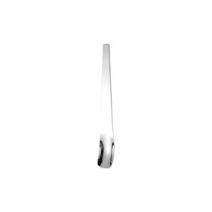 Stainless steel long handle ice cream spoon, elegant household dessert spoon for cake.