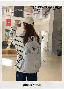 Japanese style large capacity backpack for men and women, casual commute travel bag.