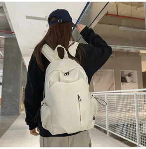 Japanese style large capacity backpack for men and students commuter travel bookbag