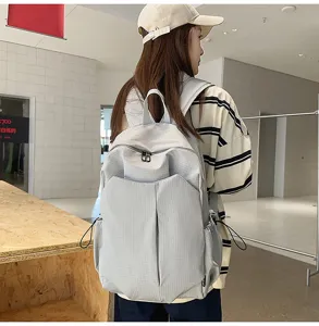 Japanese style large capacity casual backpack lightweight commuter travel school bag for daily use