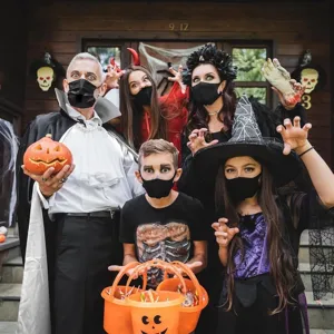 Halloween Βρικόλακας Διπλής Όψης Κάπα Όρθιος Γιακάς Σατέν Πάρτι Σκηνή Cosplay Στολή Μαύρο και Ασημί
