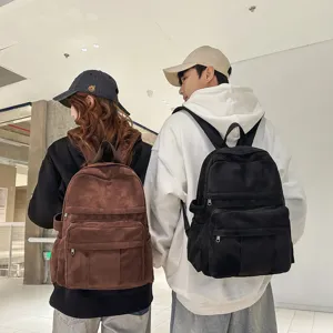 Vintage großer Kapazität Canvas Rucksack Damen Studenten stylische Schultasche Alltag