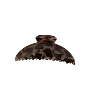 Grote vintage luipaard print haarklem voor vrouwen stijlvol haarstyling accessoire